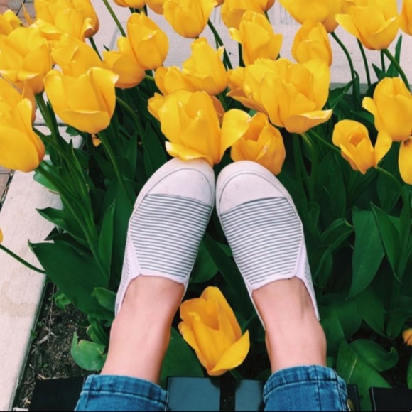 BANGS Shoes - Slide On Striped BANGS